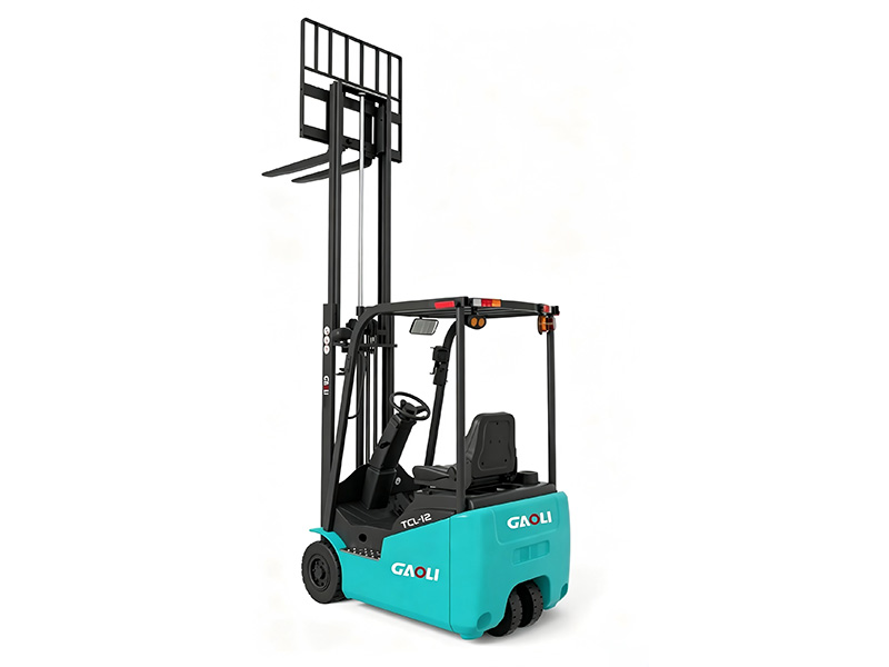Gaoli TCL-12 1.2 Ton Dual-Drive Three-Point Lithium Electric Elevator Floor Forklift
