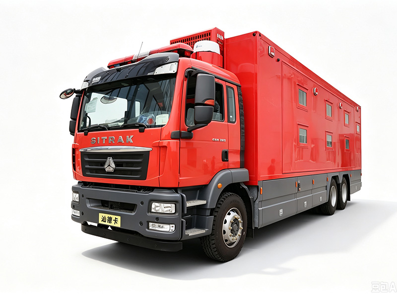 Gaoli 16‑Person Hydraulic Slide‑out Emergency Rescue Bivouac Support Truck